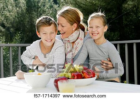 Mother with children View Large Photo Image Stock Photo - Mother with children. Fotosearch