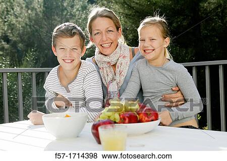 Mother with children View Large Photo Image Stock Photo - Mother with children. Fotosearch