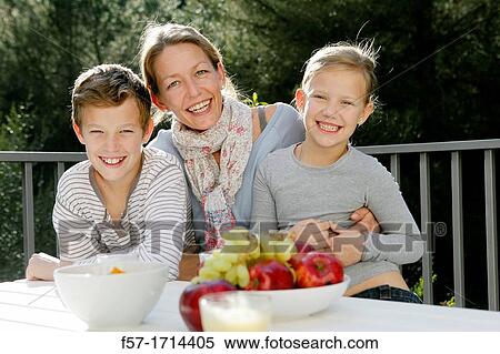Mother with children View Large Photo Image Stock Photography - Mother with children. Fotosearch