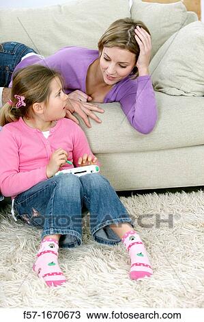 Mother with daughter View Large Photo Image Stock Image - Mother with daughter. Fotosearch