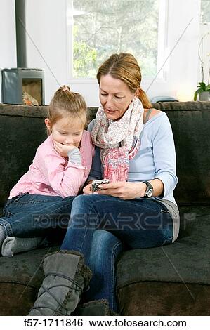 Mother with daughter View Large Photo Image Stock Photograph - Mother with daughter. Fotosearch