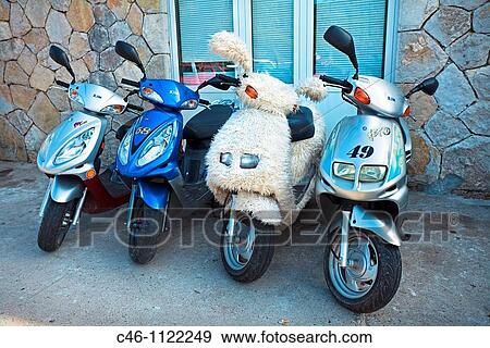 Motorcycles. Old medieval city. Dubrovnik. Dalmatian coast. Croatia. View Large Photo Image Stock Photo - Motorcycles. Old medieval city. Dubrovnik. Dalmatian coast. Croatia.. Fotosearch