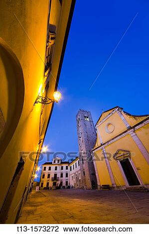 Motovun medieval town in Istria, Croatia, central square and St. Stephen's church (Crkva svetog Stefana) View Large Photo Image Stock Image - Motovun medieval town in Istria, Croatia, central square and St. Stephen's church (Crkva svetog Stefana). Fotosearch