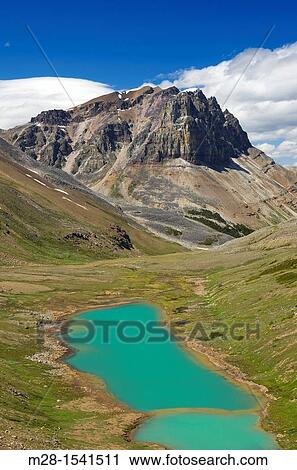 Mount Tekarra and glacial Centre Lake, Jasper National Park Alberta Canada View Large Photo Image Stock Image - Mount Tekarra and glacial Centre Lake, Jasper National Park Alberta Canada. Fotosearch