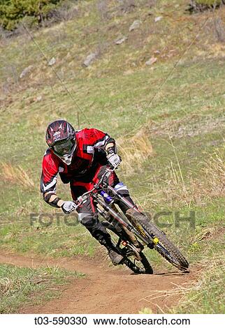 Mountain biker on the Ajax Trail near Golden, Colorado, USA. View Large Photo Image Stock Image - Mountain biker on the Ajax Trail near Golden, Colorado, USA.. Fotosearch