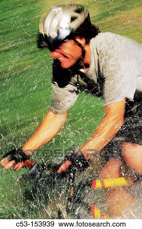 Mountain biking. View Large Photo Image Stock Photo - Mountain biking.. Fotosearch