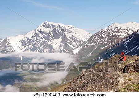 Stock Photo - Mountains near Valdez, Alaska, U S A. Fotosearch