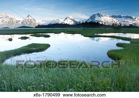 Mountains near Valdez, Alaska, U S A View Large Photo Image Stock Photo - Mountains near Valdez, Alaska, U S A. Fotosearch
