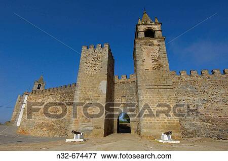 Mourao Castle. Alentejo. Portugal View Large Photo Image Stock Photo - Mourao Castle. Alentejo. Portugal. Fotosearch