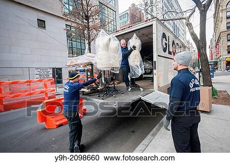 Movers from Globe Moving and Storage transfer mannequins slated for Parsons? famed School of Fashion into the new University Center building of the New School for Social Research in Greenwich Village in New York. View Large Photo Image Stock Image - Movers from Globe Moving and Storage transfer mannequins slated for Parsons? famed School of Fashion into the new University Center building of the New School for Social Research in Greenwich Village in New York.. Fotosearch