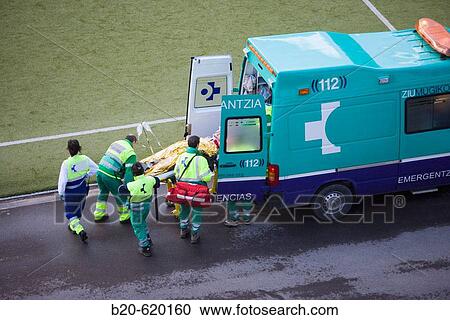 Moving of a patient in helicopter, emergency ambulance. Hospital de Zumarraga, Gipuzkoa, Euskadi. Spain. View Large Photo Image Stock Image - Moving of a patient in helicopter, emergency ambulance. Hospital de Zumarraga, Gipuzkoa, Euskadi. Spain.. Fotosearch