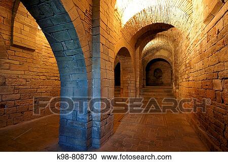 Mozarabic church (10th century), monastery of San Juan de la Pea. Huesca province, Aragon, Spain View Large Photo Image Stock Image - Mozarabic church (10th century), monastery of San Juan de la Pea. Huesca province, Aragon, Spain. Fotosearch