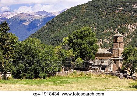 Mozarabic - Romanesque church Santa Eulalia de Sus? n - Biescas - Serrablo - Alto Gallego - Huesca Province - Aragon - Aragon Pyrenees - Spain - Europe View Large Photo Image Picture - Mozarabic - Romanesque church Santa Eulalia de Sus? n - Biescas - Serrablo - Alto Gallego - Huesca Province - Aragon - Aragon Pyrenees - Spain - Europe. Fotosearch