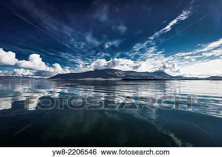 Stock Photograph - Mt Esja, Reykjavik, Iceland.. Fotosearch