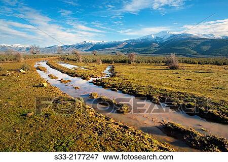 Muddy road in the Sierra Norte. Espinar. Guadalajara. Castilla la Mancha. Spain. View Large Photo Image Stock Photo - Muddy road in the Sierra Norte. Espinar. Guadalajara. Castilla la Mancha. Spain.. Fotosearch