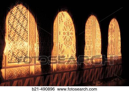 Stock Photograph - Mudejar style cloister of the Monastery of La Rabida, at Palos de la Frontera. Huelva province. Spain.. Fotosearch