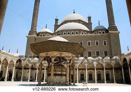 Muhammed Ali Mosque, Cairo, Egypt View Large Photo Image Stock Photograph - Muhammed Ali Mosque, Cairo, Egypt. Fotosearch