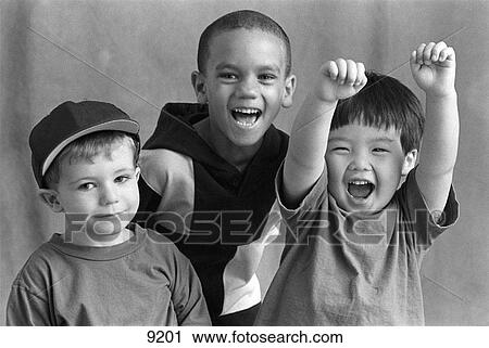 Stock Image - Multi-racial Children. Fotosearch