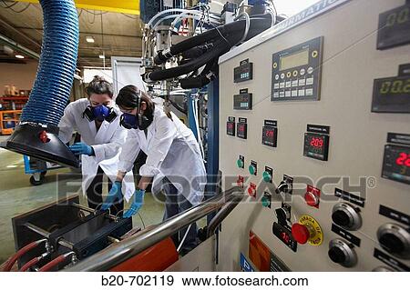 Stock Photo - Multicomponent casting equipment, manufacturing of cast polyamides, Department of Plastics and Composites, Automotive industry Unit. Fundaci? n Inasmet-Tecnalia, Centro de Investigaci? n, Parque Tecnologico de San Sebastian, Donostia, Gipuzkoa, Euskadi.. Fotosearch