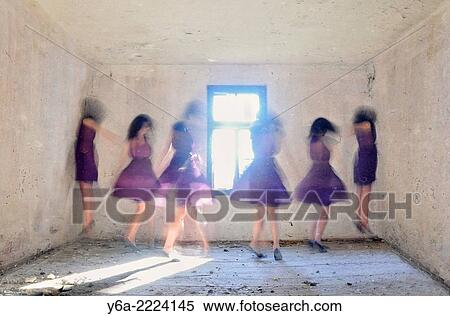 Multiple exposure of a young woman dancing. View Large Photo Image Stock Photography - Multiple exposure of a young woman dancing.. Fotosearch