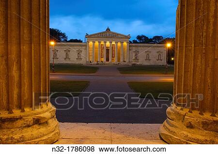 Munich, Glyptothek, Koenigsplatz, King's Square, Bavaria, Germany. View Large Photo Image Stock Photo - Munich, Glyptothek, Koenigsplatz, King's Square, Bavaria, Germany.. Fotosearch