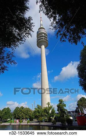 Stock Photography - Munich, Olympiapark, Olympia Park, Olympic Park, Bavaria, Germany, Europe.. Fotosearch