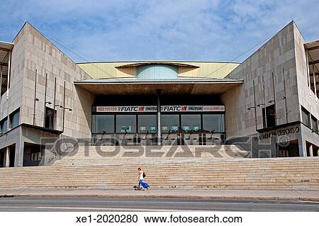 Municipal Sports Palace, Badalona, Catalonia, Spain View Large Photo Image Stock Image - Municipal Sports Palace, Badalona, Catalonia, Spain. Fotosearch