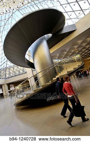 Mus? e du Louvre. Inside the Glass Pyramide, by Ieo Ming Pei, at Napol? on court. Paris. France. View Large Photo Image Stock Photo - Mus? e du Louvre. Inside the Glass Pyramide, by Ieo Ming Pei, at Napol? on court. Paris. France.. Fotosearch
