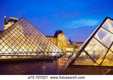 Musee du Louvre (Louvre Museum), the Pyramid and the exterior, Paris. France View Large Photo Image Stock Image - Musee du Louvre (Louvre Museum), the Pyramid and the exterior, Paris. France. Fotosearch