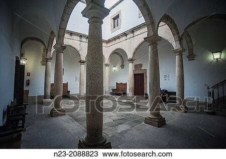 Museum, Cloister, Palacio de las Veletas, CBceres, Spain View Large Photo Image Stock Image - Museum, Cloister, Palacio de las Veletas, CBceres, Spain. Fotosearch