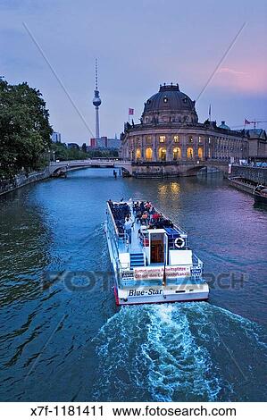 Museum Island Bode-Museum in river Spree with Fernsehturm Berlin Germany View Large Photo Image Stock Image - Museum Island Bode-Museum in river Spree with Fernsehturm Berlin Germany. Fotosearch