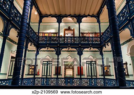 Museum of emigration, example of """"Indiano"""" architecture, Colombres, Asturias, Spain. "" View Large Photo Image Stock Photo - Museum of emigration, example of """"Indiano"""" architecture, Colombres, Asturias, Spain. "". Fotosearch
