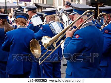 Stock Image - Music band. Norway, Oslo. Fotosearch