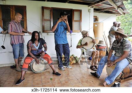 musicians, Fonds-Saint-Denis, Martinique, french island overseas region and department in the Lesser Antilles in the eastern Caribbean Sea, Atlantic Ocean View Large Photo Image Picture - musicians, Fonds-Saint-Denis, Martinique, french island overseas region and department in the Lesser Antilles in the eastern Caribbean Sea, Atlantic Ocean. Fotosearch