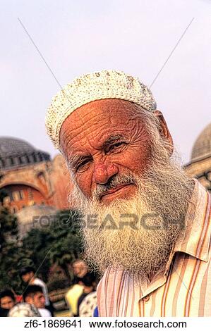 Muslim man in turban in Istanbul Turkey. View Large Photo Image Stock Image - Muslim man in turban in Istanbul Turkey.. Fotosearch