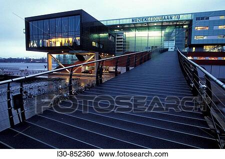 Muziekgebouw concert hall, Amsterdam, The Netherlands View Large Photo Image Stock Image - Muziekgebouw concert hall, Amsterdam, The Netherlands. Fotosearch