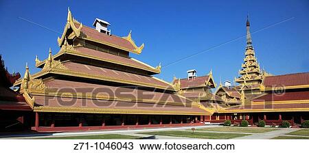 Myanmar, Burma, Mandalay, Palace, View Large Photo Image Stock Image - Myanmar, Burma, Mandalay, Palace,. Fotosearch