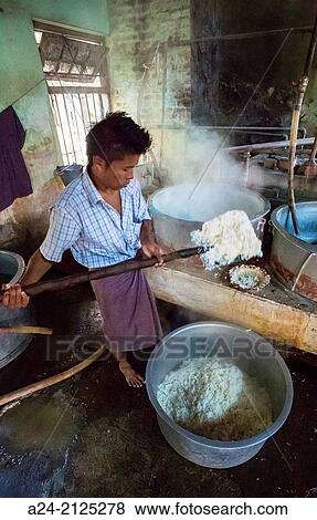 Myanmar, Mandalay City, Mandalay Monastery, cookong rice. View Large Photo Image Stock Photo - Myanmar, Mandalay City, Mandalay Monastery, cookong rice.. Fotosearch