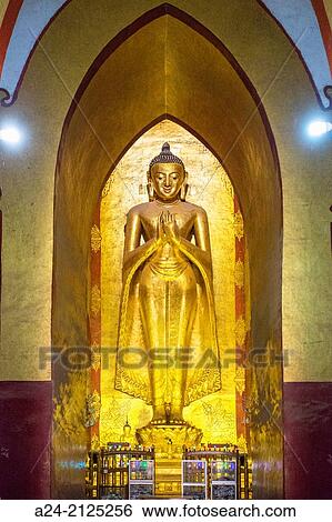 Myanmar, Mandalay Province, Bagan City, Ananda Temple,. View Large Photo Image Stock Photograph - Myanmar, Mandalay Province, Bagan City, Ananda Temple,.. Fotosearch