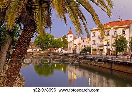 Stock Photograph - Nab? o river, Tomar, Santarem District, Ribatejo, Portugal. Fotosearch