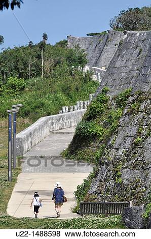 Naha (Japan): the Shuri Castle View Large Photo Image Stock Photo - Naha (Japan): the Shuri Castle. Fotosearch