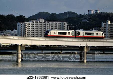 Naha, Okinawa, Japan, the Urban Monorail-Yui Rail crossing Lake Manko View Large Photo Image Stock Image - Naha, Okinawa, Japan, the Urban Monorail-Yui Rail crossing Lake Manko. Fotosearch