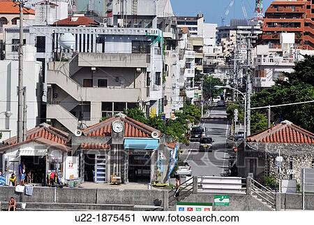 Naha, Okinawa, Japan, traditional houses and new condos View Large Photo Image Stock Image - Naha, Okinawa, Japan, traditional houses and new condos. Fotosearch