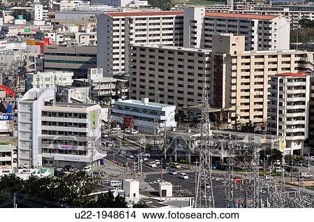 Naha, Okinawa, Japan, view of the city from Shikina Hill View Large Photo Image Picture - Naha, Okinawa, Japan, view of the city from Shikina Hill. Fotosearch