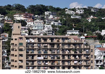 Naha, Okinawa, Japan, view of the city by Shuri View Large Photo Image Stock Photo - Naha, Okinawa, Japan, view of the city by Shuri. Fotosearch