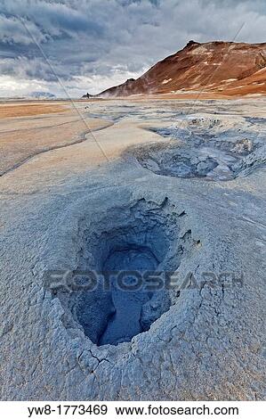 Stock Photo - Namaskard, Geothermal Area, Northern Iceland Namaskard is an area of geothermal activity underground in the earth, with sulphur pools, steam vents and mud pools. Fotosearch