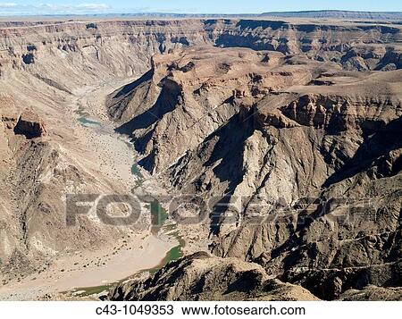 Namibia - The Fish River Canyon is with a length of 160 km the second largest canyon in the world and the largest in Africa Ai-Ais Richtersfeld Transfrontier Park, Namibia View Large Photo Image Stock Image - Namibia - The Fish River Canyon is with a length of 160 km the second largest canyon in the world and the largest in Africa Ai-Ais Richtersfeld Transfrontier Park, Namibia. Fotosearch