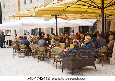 Narodni trg aka Placa square Grad the old town Split Dalmatian coast Croatia Europe View Large Photo Image Stock Image - Narodni trg aka Placa square Grad the old town Split Dalmatian coast Croatia Europe. Fotosearch