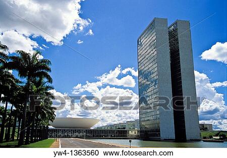 National Congress, Brasilia, Brazil View Large Photo Image Stock Image - National Congress, Brasilia, Brazil. Fotosearch