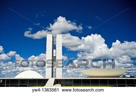 National Congress, Brasilia, Brazil View Large Photo Image Stock Image - National Congress, Brasilia, Brazil. Fotosearch
